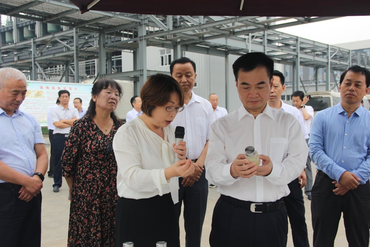 渭南市长李毅视察蒲城888集团科技新资料有限公司 渭南市长李毅视察蒲城888集团科技新资料有限公司