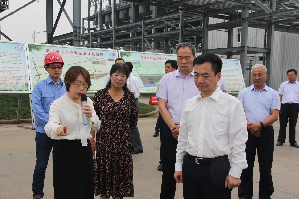 渭南市长李毅视察蒲城888集团科技新资料有限公司 渭南市长李毅视察蒲城888集团科技新资料有限公司