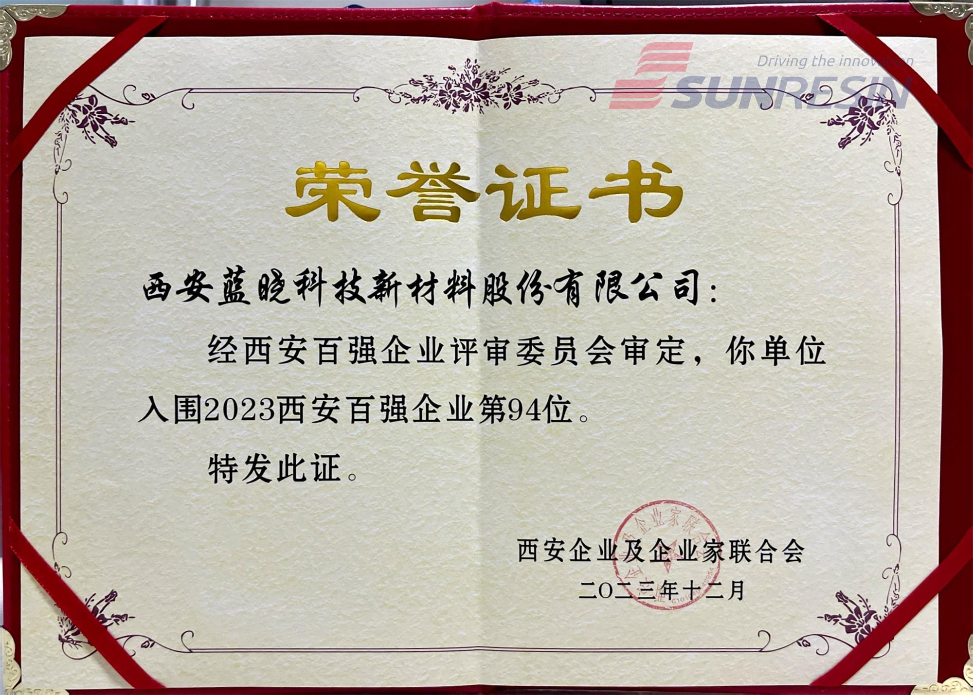 888集团科技入选“2023西安百强企业” 888集团科技入选“2023西安百强企业”